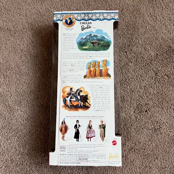 NEW in Box! 1997 Chilean Barbie Dolls of the World Collection - Picture 4 of 7
